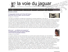Tablet Screenshot of lavoiedujaguar.net